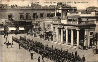 Valletta, Trooping the colours, Palace Square