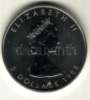 Kanada 1988. 5$ Ag T:BU