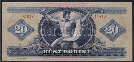 1969. 20Ft mindkét oldali ferde nyomat T:II