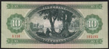 1975. 10Ft előlapon erősen, hátoldalon közepesen felcsúszott nyomat T:I