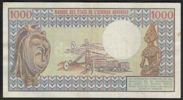 Csád 1984. 1000Fr T:I- kis sarokhajtás