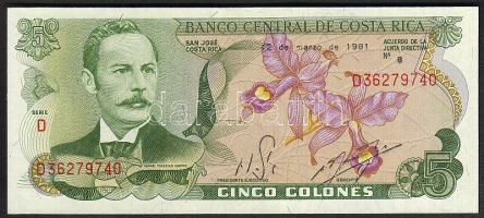Costa Rica 1981. 5C T:I
