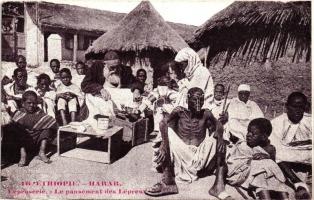Harar, Léprosie. Le pansement des Lépreux / leprosy (EK)