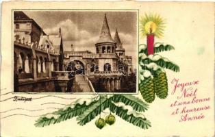 Budapest I. Halászbástya, Karácsonyi üdvözlőlap