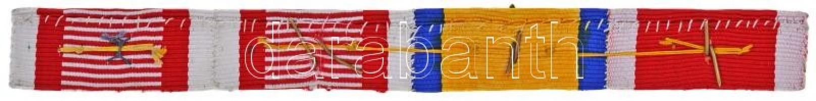 ~1860. "A Lipót-rend lovagkeresztje hadidíszítménnyel és kardokkal" miniatűr nem korabeli ...