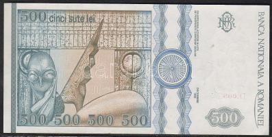 Románia 1992. 500L ritkább vízjel variáns! T:I