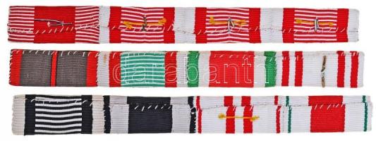 1890. "Ezüst Katonai Érdemérem a katonai érdemkereszt szalagján kardokkal" miniatűrök nem ...