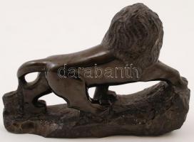 Műgyanta oroszlán, jelzés nélkül, 125x170mm