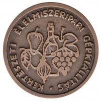 1976. "Hírös Napok Kecskemét 1976 / Kertészeti Élelmiszeripari Gépkiállítás" Br emlékérem ...