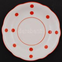 Zsolnay pöttyös kávés csésze(3 db), csészealjjal(4 db), hibátlan, jelzett