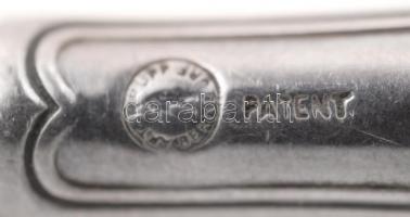 Berndorf Krupp ezüst papírvágó kés, Ag. br:38gr. , 180mm / Berndorf Krupp silver  Safety cutter