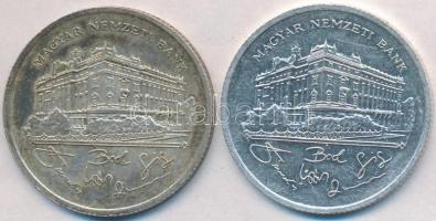 1992. 200Ft Ag "MNB" (2x) T:2,2-