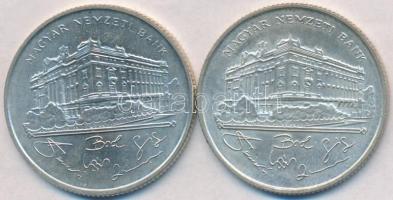 1993. 200Ft Ag "MNB" (2x) T:2,2-