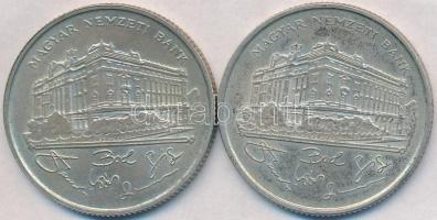 1993. 200Ft Ag "MNB" (2x) T:2,2-