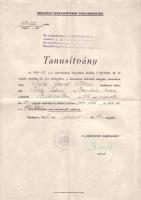 1940 Zsidótörvény alól mentesítő tanusítvány