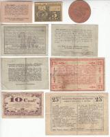 Franciaország 1915-1917. 10db klf szükségpénz T:vegyes
France 1915-1917. 10pcs of diff necessity not...