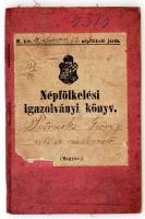 1898 Népfelkelési igazolvány