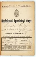 1898 Népfelkelési igazolvány