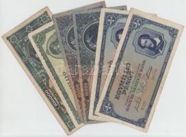 30db-os magyar bankjegy tétel, közte pengők, adópengők, forintok T:vegyes