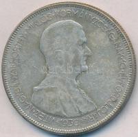 1930. 5P Ag "Horthy jobbra" T:3
Adamo P8
