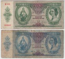 1936. 10P (2x) kétféle színváltozat T:III,III-