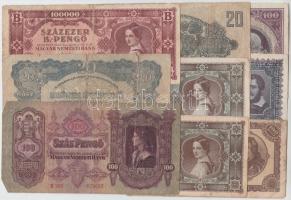 30db-os vegyes magyar pengő bankjegy tétel T:vegyes