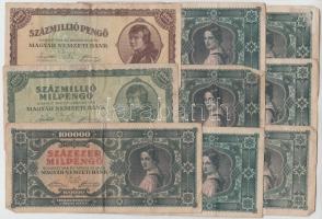 30db-os vegyes magyar pengő bankjegy tétel T:vegyes