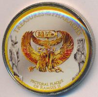 Egyiptom 2010. 1Ł "II. Ramszesz melldísze" multicolor T:1-,2 Egypt 2010. 1 Pound "Pecoral Plaque of Ramses II" multicolor C:AU,XF