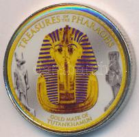 Egyiptom 2010. 1Ł "Tutanhamon arany maszkja" multicolor T:1-,2 Egypt 2010. 1 Pound "Gold mask of Tutankhamun" multicolor C:AU,XF