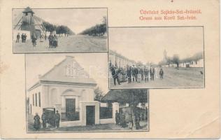 Sajkásszentiván, zsinagóga, Fő utca / synagogue, main street, judaica (EB)