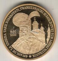 Románia 2000. 5000L "1600-Mihael Vitéazul" aranyozott tombak próba! Csak igen alacsony pél...