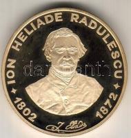 Románia 2002. 2000L "1802-1872 Ion Heliade Radulescu" aranyozott tombak próba! Csak igen a...