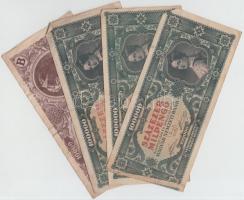 30db-os vegyes magyar bankjegy tétel, közte pengők, adópengők (fordított címeres is) és forintok T:v...