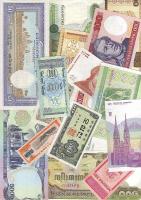 Modern bankjegy tétel 210db, sok tengerentúllal T:I