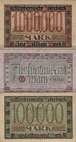 Német Birodalom/Württemberg 1923. 50.000M, 100.000M, 1000.000M T:II
