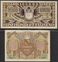 Német Birodalom/Baden 1923. 10.000M, 500.000M T:II
