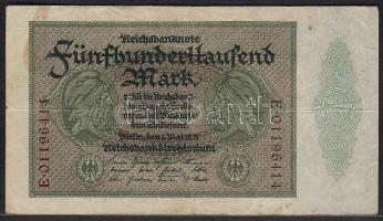 Német Birodalom 1923. 500.000M T:II/III+