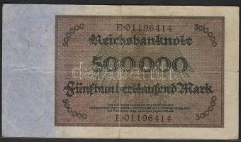 Német Birodalom 1923. 500.000M T:II/III+