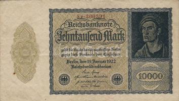 Német Birodalom 1922. 10.000M T:II