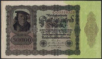 Német Birodalom 1922. 50.000M T:II