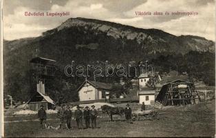 Lupény, Viktória-akna és sodronypálya / coal mine, cableway