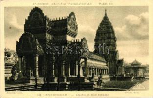 Paris, Exposition Coloniale Internationale, temple DAngkor Vat, galerie et tour nord-est / International Exhibition