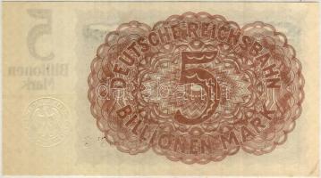 Német Birodalom/Reichsbahndirektion Karlsruhe 1923. 5000.000.000.000M (5 billió!) T:I R!