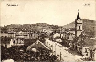 Petrozsény, Látkép, templom / view, church