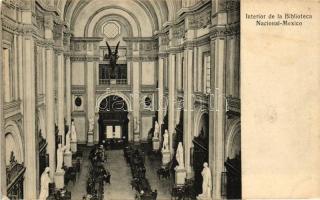 Mexico City, Interior de la Biblioteca Nacional-Mexico / National Library of Mexico