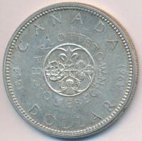 Kanada 1964. 1$ Ag "Charlottetown" T:2-
Canada 1964. 1 Dollar Ag "Québec - Charlottet...