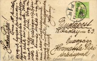 1913 Fiume, Evezősök / rowing, group photo