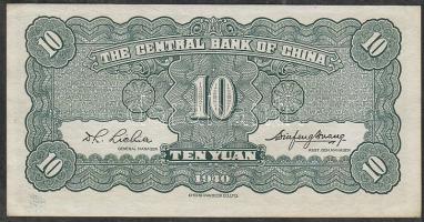Kína/Central Bank 1940. 10Y T:I