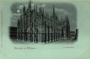 Milan, Milano; Cattedrale / cathedral at night