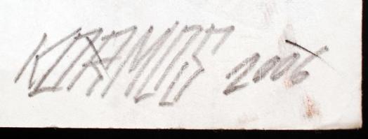 Kormos Balázs (1976-2014): Fejek. Ceruza, papír, jelzett, 29×21 cm